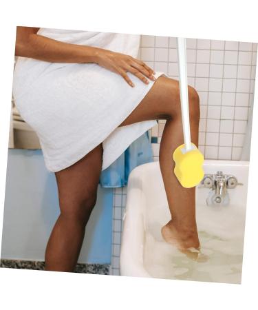 BELLIFFY Long Handle Bath Sponge Back Cleaner for Shower Loofah Exfoliating Body Scrubber Shower Brush Back Brush for Shower Sponges for Brush Handle for Shower Handled Sponge Bathing Pp - Buy Online on GoSupps.com