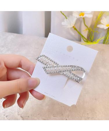 Crystal Flower Hair Clips for Women - Non-Slip Rhinestone Alligator Clips for Weddings Parties & Everyday Use - Buy Online on GoSupps.com