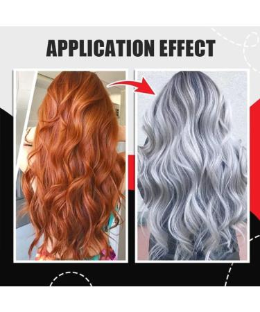  Zankie 1/3 Silver Grey Hair Colour with Gentle Natural Formula - 3.52 oz - Unisex Hair Products - Instant and Long Lasting Hair Colour - Buy Online on GoSupps.com