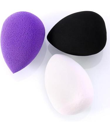 rongweiwang Facial Make Up Sponge Foundation Cosmetic Puff Washable Reusable Portable Powder Smooth Gadgets Accessories Beginners Black - Buy Online on GoSupps.com