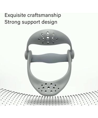 Adjustable Neck Support for Posture Correction | 360 Cervical Traction Device for Pain Relief - Gray - Buy Online on GoSupps.com