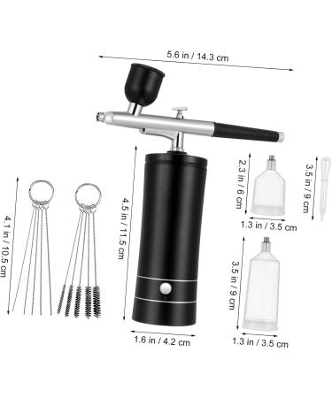 Baluue 1 Set ( usb) Air Brush for Barber Air Brush Kit Nail Airbrush Cordless Aluminum Alloy 12.00X4.20X4.20CM - Buy Online on GoSupps.com