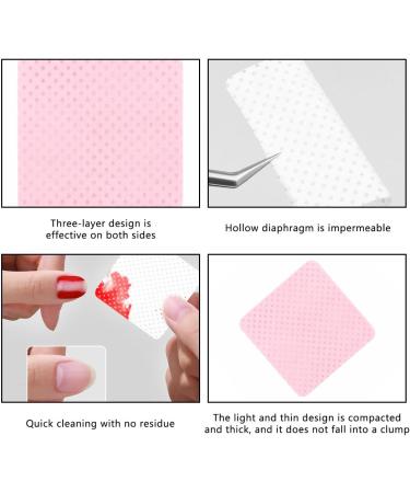  LAWALEISHE Pack of 300 lint-free nail wipes nail polish remover pads UV gel absorbent nail cleaning wipes - Buy Online on GoSupps.com