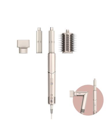 Shark FlexStyle HD424SLEU 3-in-1 Air Styler & Hair Dryer Auto Wrap Curling Attachment Oval Brush Concentrator No Heat Damage Champagne Stone 3-in-1