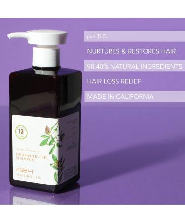 A24 Jojoba & Tea Tree Shampoo | Nourishing Shampoo & Treatment for Healthy Hair - International Shipping Available - Buy Online on GoSupps.com