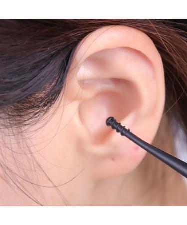 DEARMAMY 1Set Double Head Ear Scoop Cleaner Practical Ear Wax Removal Tools Ear Kit with Non Skid Handle for Safe and Cleaning - Buy Online on GoSupps.com