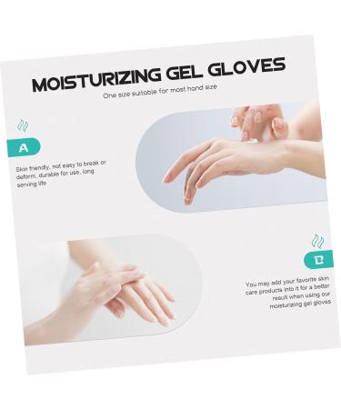 FRCOLOR 2 Pairs Gel Moisturizing Gloves Women Moisturizing Gloves Hand Muffs for Men Hand Moisturising Gloves Overnight Gloves for Dry Hands Night Relief Dipping Spa Skin Gel Miss Pink - Buy Online on GoSupps.com