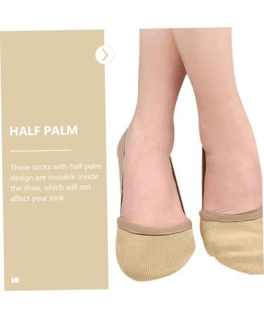 Buy Healvian Half Palm Toe Sleeve Cushion - Women's Block Heels Yoga Socks Grips & Suede Absorb Sweat - Perfect for Dance & Everyday Comfort - Buy Online on GoSupps.com