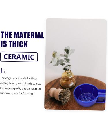 Angoily Ceramic Shaving Bowl Tool | Face Foam Bowl Supplies for Men - International Shipping Available - Buy Online on GoSupps.com