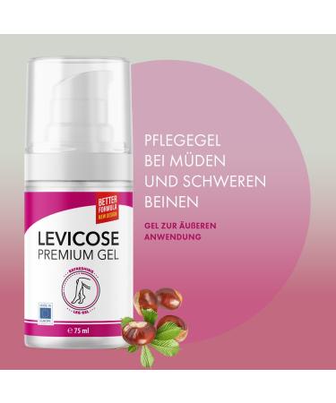 Levicose Gel for Tired Legs - 75ml Relief | International Shipping Available - Buy Online on GoSupps.com