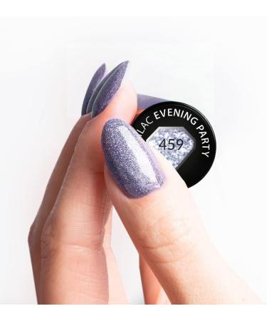 SEMILAC 459 Evening Party Nail UV Gel Polish | Long Lasting and Easy to Apply | Soak off UV/Led | Perfect for Home and Professional Manicure and Pedicure 7 ml - Buy Online on GoSupps.com