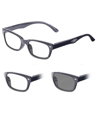 Infactory reading glasses sunglasses: Self-tinting reading glasses with UV protection 400 3.5 diopters (sunglasses with reading aid sunglasses with presumption 1 5 gift men)