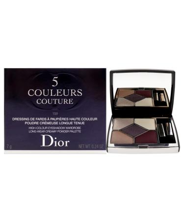 Christian Dior 5 Couleurs Couture Eyeshadow Palette - 159 Plum Tulle Eye Shadow Women 0.24 oz 159 Plum Tulle 1 Count (Pack of 1)