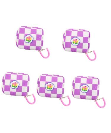 Healifty 5pcs Aunt's Towel Storage Bag Mini Wallet for Women Accessories for Teen Girls Outfit Sets for Women Mini Makeup Bag Napkin Organizers Reusable Tampon Holder Female Supply