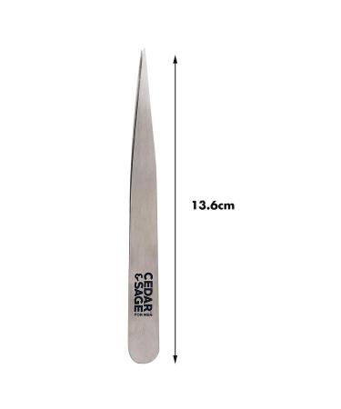 Men's Stainless Steel Tweezer Duo Set - Precision Tweezer Set for Grooming - Buy Online on GoSupps.com