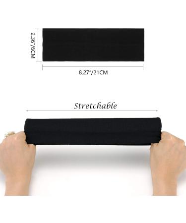 Folora 6Pcs Stretchy Elastic Headbands - Cotton Sports Hairband for Women Girls - Ideal for Yoga, Pilates, Running, Cycling - Buy Online on GoSupps.com