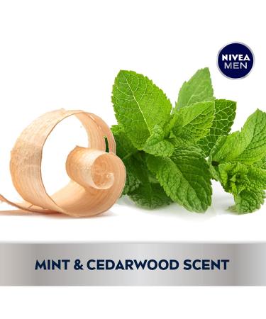 NIVEA MEN Energy Body Wash with Mint Extract, Cedarwood and Mint Scent, 3-in-1 Men's Body Wash, Face and Hair, Paraben Free, Vegan Formula, 16.9 Fl Oz Bottle Mint 16.9 Fl Oz (Pack of 1) - Buy Online on GoSupps.com