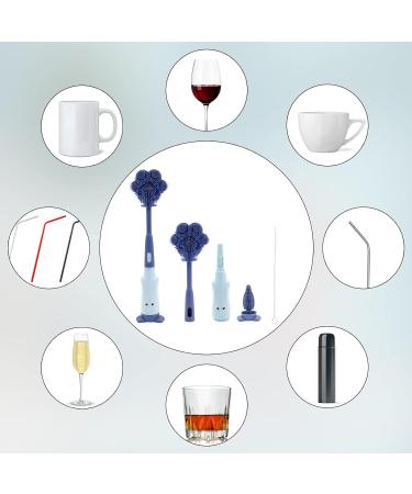 3-in-1 Red Baby Bottle Cleaning Brush Kit - For Bottles, Nipples, and More - Buy Online on GoSupps.com
