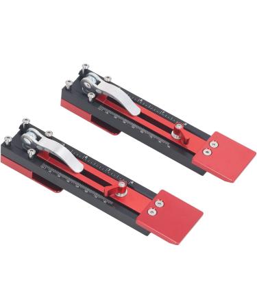 Buy Overlapping Glides - 2-Piece Sliding Assembly Plate | Aluminum Alloy with Clear Scales for Easy Wood Processing - Buy Online on GoSupps.com
