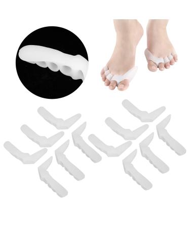 6 Pairs 5 Hole Toe Separators | SEBS Elastic Hallux Valgus Corrector for Men & Women - Improve Comfort & Alignment - Buy Online on GoSupps.com