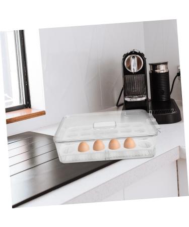 Zerodeko 1pc Egg Storage Box Refrigerator Fridge Organiser Boxes Food Storage Case Drawer re-usable 32.5x22.5cm Assorted Color - Buy Online on GoSupps.com