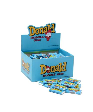 Donald ml chewing gum maple leaf 100 pieces/box the legend is back!Childhood taste sweet retro poison perfect poison for men and women (blue)