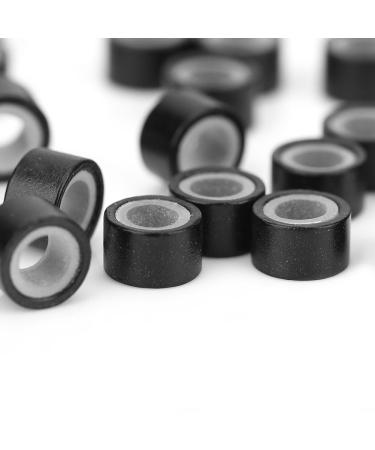 500pcs Aluminum Silicone Beads for Hair Extensions - Microring Hair Braiding Tubes (Black) - International Shipping Available - Buy Online on GoSupps.com