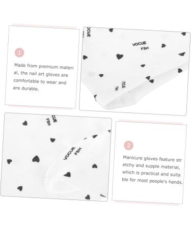 FOMIYES 10 Pairs Nail Gloves Uv Protection Gloves for Manicures Gel Nails Gloves Uv Lamp Glove for Gel Nails Gel Manicure Uv Gloves Nail Gel White Anti- Polyester Miss - Buy Online on GoSupps.com