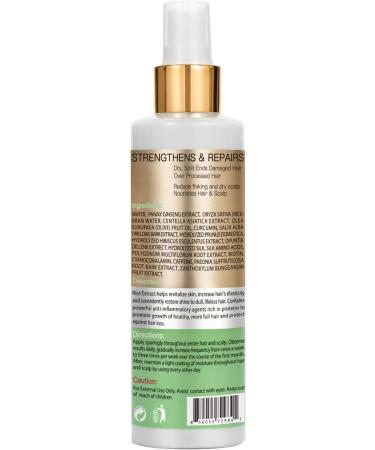 7.14 FL OZ Rice Water For Hair Growth All Natural Vegan Leave in Rice Water Spray Hair Care Products for Woman & Men Rice Water Hair Growth Spray Hair Mist For Dry Frizzy Weak Damaged Hair - Buy Online on GoSupps.com