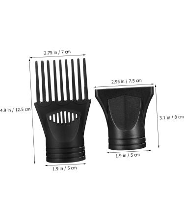 OHPHCALL 2 Pcs Hair Dryer Nozzle Accessory for Hairdryer Blow Dryer Part Hair Dryer Concentrator Attachment Hair Dryer Smoothing Nozzle Flat Hair Dryer Attachment Blow Dryer Comb Attachment - Buy Online on GoSupps.com