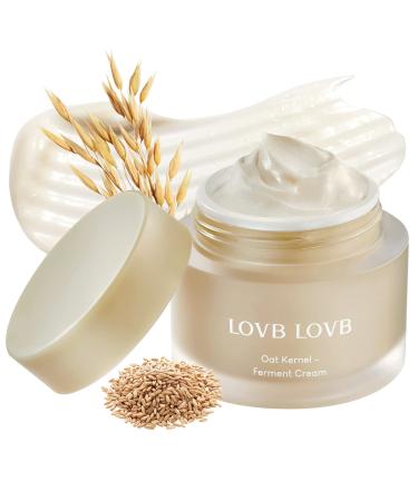 LOVB LOVB Oat Kernel-Ferment Daily Moisturizer for Face | Hypoallergenic Skin Cream for Korean Skin Care Routine | Non-Greasy Gentle Formula 1.93 Oz