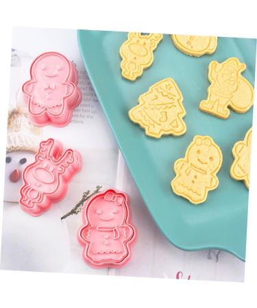 Ciieeo 6pcs Biscuit Mold Biscuits Ice Cake Mold Cake Kit Cookie Mold Push Type Baking Tools 3D - Buy Online on GoSupps.com