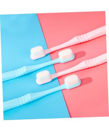 Minkissy Nano Toothbrush Set - 6 Bristle Toothbrushes for Men & Adults | Portable Dental Care for Family & Pregnant Women - Buy Online on GoSupps.com