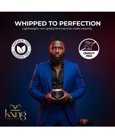 KXNG Cosmetics Shea Body Butter Cream Bundle 2 x 4oz | Organic Body Butter for Men & Women with Shea Cocoa Mango & Coconut Oil | Deep Moisturizing Cream for Hands Feet & All Skin Types - Buy Online on GoSupps.com