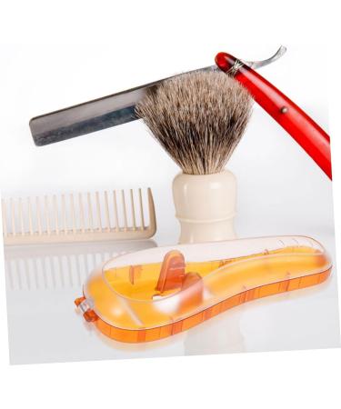 Housoutil 4-Piece Razor Storage Box & Travel Case | Portable Protective Bag for Manual Razors | Orange | International Shipping Available - Buy Online on GoSupps.com