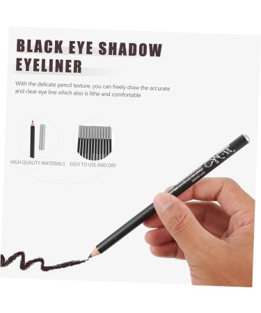  Mikinona Mikinona 12 Pieces Black Eyeliner 1 Eye Contour Pencil Eyebrow Pencil Highlighter Eyeliner Micro Applicator Eyeliner Pencil Eyeliner Powder Wooden Pole Position Girl - Buy Online on GoSupps.com