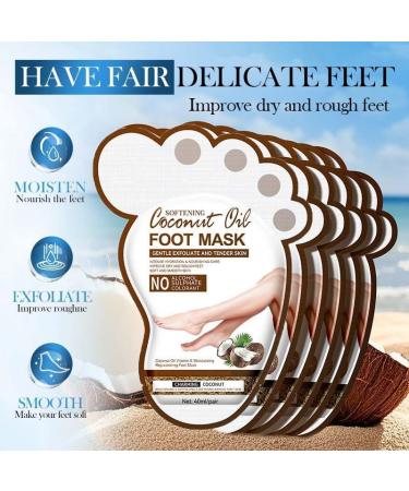 Masque adoucissant pour les pieds masque anti-callosit s nourrissant et brillant r pare les pieds secs et rugueux hydratant et anti-callosit s pour pieds secs 5pcs - Buy Online on GoSupps.com