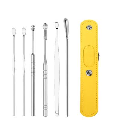 Upgraded Ear Pick Earwax Removal Tool Set Ear Cleaner Ear Curette Ear Wax Remover Tool with Storage Box Stainless Steel Earwax Remover Set Earwax Removal Tool Set