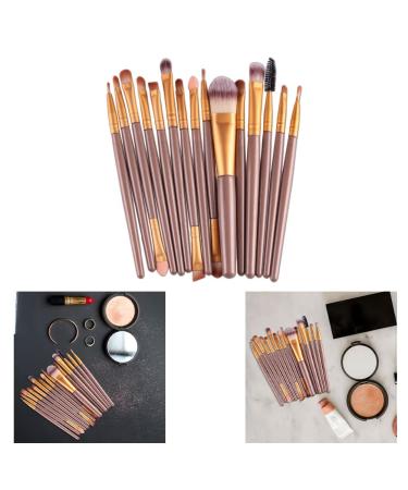 15pcs Professional Makeup Brushes Set - Foundation Eyeshadow & Blush Tools for Flawless Application | International Shipping - Buy Online on GoSupps.com