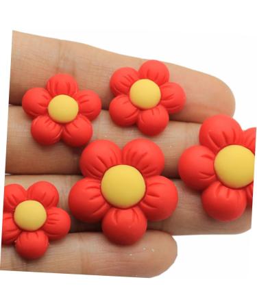 40pcs Diy Accessories Bobby Pins Decorative Hair Pins Decorative Diy Phone Case Decor Resin Phone Case Accessories Resin Crafts Ornament Wedding Jewelry Resin Cabochons Flatback 2.7x2.7x0.7cm Red - Buy Online on GoSupps.com