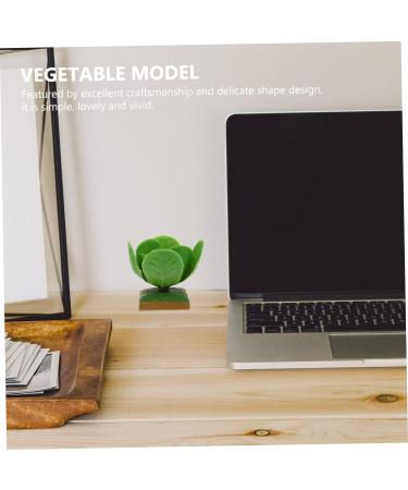 RORPOIR 4pcs Cabbage Model Garden Decor Simulated Models Puzzle Toys Accessory Educational Playthings Home Decor Tiny Foods Miniature Model Toys Plastic Fake Vegetables Apple Tree Child - Buy Online on GoSupps.com