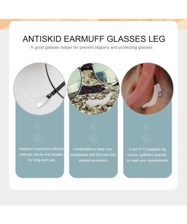 MipCase Children's Anti-Slip Earrings - 20 Pairs Comfortable Elastic Silicone Ear Pads | 4.2x2.3cm - Buy Online on GoSupps.com