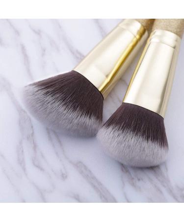 DUcare Makeup Brushes Set - 2 Piece Powder Foundation & Contour Kabuki Synthetic Hair - Premium Cosmetic Brush for Flawless Makeup Application - Buy Online on GoSupps.com