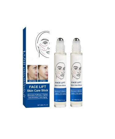G n rique Powerful Anti Wrinkles Immediate Roll on Collagen Face Serum Instant Iift Plus Lifting Essence and Firming Anti-Aging Reduce Fine Lines (2PC)