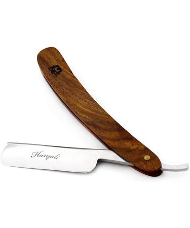 Haryali Wooden Shaving Set - Premium Cut Throat Razor & Badger Hair Brush for Ultimate Shaving Experience | International Shipping Available - Buy Online on GoSupps.com