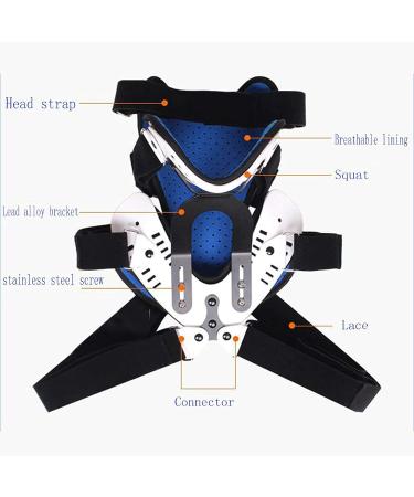 Neck Traction Device | Massage & Collar Support for Neck & Shoulder Pain Relief | Improved Spine Orientation - Buy Online on GoSupps.com