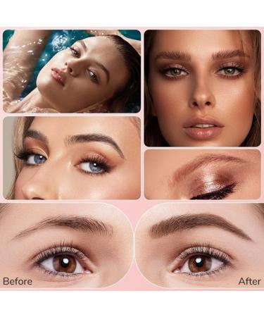  Yarrie Microblading Eyebrow Pencils 3D Waterproof Eyebrow Pencil with 4 Fork Tips Durable Natural and Thin Eyebrow Pencil - A Magic Pencil for Natural Eyebrows - Grey x 2 - Buy Online on GoSupps.com