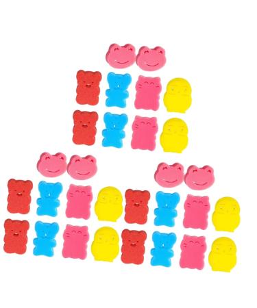 Healifty 30 pcs Children's Bath Sponge Shower loofah Foam sea Sponge Bath Brush Foam Body Sponge loofah Back Scrubber loofah Sponge Soft Scrub Foam Sponge Bath Products Newborn Lightweight