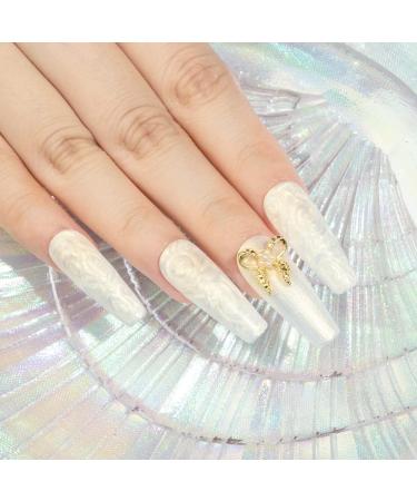 MIZHSE Pearl Gel Nail Polish Set - 6 Shimmer Colors | Pearlescent Shell Glitter | Soak Off UV Lamp Gel | White, Pink, Blue | BKJGLW208 - Buy Online on GoSupps.com