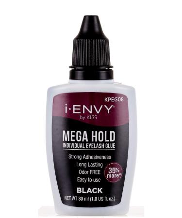 i Envy by KISS Mega Hold Individual Eyelash Adhesive Glue Black (KPEG08 - Black)